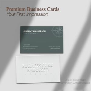 Premium Business Card with Embossed