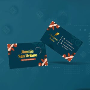 Business Card Gold Foil Matt Lamination 400gsm