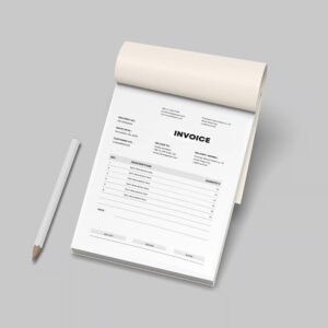 A4 10 Invoice Books 1+1