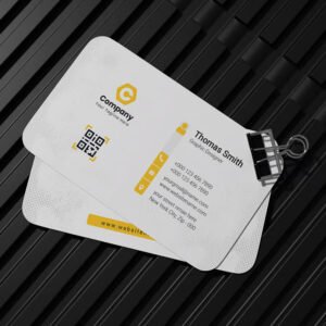 Premium Thick Card Rounded Corner Spot UV Velvet Laminated Business Cards
